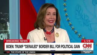 Speaker Emerita Pelosi on CNNs Special Coverage of the State of the Union Address [upl. by Gasparo]