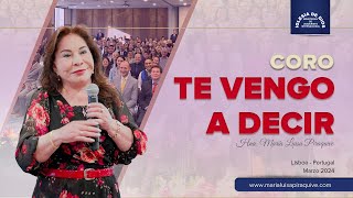 Coro Te Vengo a Decir Hna María Luisa Piraquive IDMJI [upl. by Magan278]