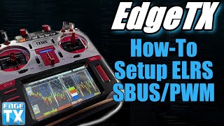 EdgeTX HowTo Setup ExpressLRS SBUS PWM and VBAT on Matek R24 P6 [upl. by Badr]