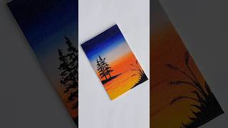 acrylic painting for beginners shorts youtubeshorts viralshorts art CrafterAditi [upl. by Aiykan305]