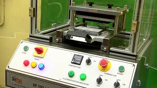 SkyPack Technoloy Blister Packing Machine for R amp D  SP 103 Demo Video [upl. by Chaffin]