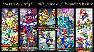 Mario amp Luigi OST  All Forest  Woods Theme DX [upl. by Ethyl398]