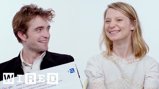 Robert Pattinson amp Mia Wasikowska Answer the Webs Most Searched Questions  WIRED [upl. by Crescantia321]