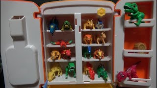 공룡메카드 타이니소어 장난감 보관놀이 Dino Mecard Dinosaur Toys store play [upl. by Teryn]