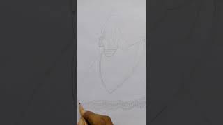 Traditional Girl Backside Sketch drawing pencilsketchtutorialforbeginners easydrawing [upl. by Ardeid]