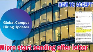 How to accept wilp Wipro offer letter  Wipro wilp updates 2022  Wipro Technical Guruji [upl. by Zaid]