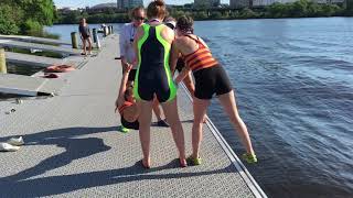 Cromwell Cup 2018 Womens Jr 4 Coxswain Splash [upl. by Okime803]