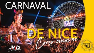 Carnaval de Nice Corso Carnavalesque illuminé 2024 [upl. by Alimak]