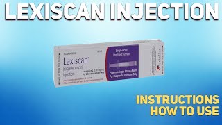 Lexiscan injection how to use Uses Dosage Side Effects Contraindications [upl. by Lerraf]