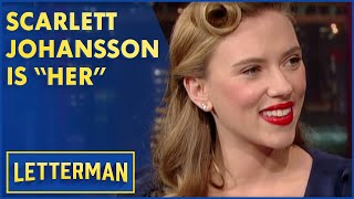 Scarlett Johanssons AI Performance In quotHerquot  Letterman [upl. by Charpentier]