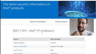 Severity high Intel VTd amp more vulnerabilities Unfixable broken by design [upl. by Anilyx]