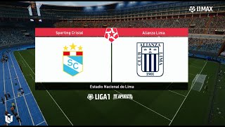 Sporting Cristal vs Alianza Lima ● Clausura Liga 1 2024  Pes 2021 [upl. by Coussoule]