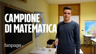 Massimiliano il campione delle Olimpiadi di matematica quotSono un atleta vi spiego come mi allenoquot [upl. by Sitoiyanap247]