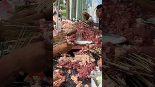 Sehari satu kwintal kambing ludes streetfood [upl. by Anitneuq]