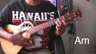 How to play quotLocked out of Heavenquot by Bruno Mars  Ukulele Tutorial [upl. by Jaala]