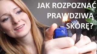 JAK ROZPOZNAĆ PRAWDZIWĄ NATURALNĄ SKÓRĘ TEST NA ŻYWO [upl. by Etiragram]