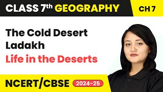 The Cold DesertLadakh  Life in the Deserts  Class 7 Geography Chapter 7  CBSE 202425 [upl. by Nitniuq]