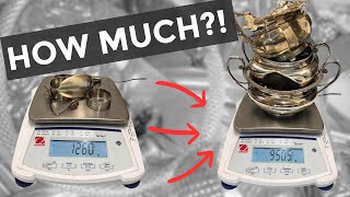 How Much Silver Does It Take to Price Match Gold  Comparing Gold and Silver By Weight [upl. by Panaggio]