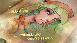 How to Color Like Me  Caran d’Ache Luminance 6901 Colored Pencils [upl. by Dann6]