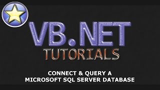 VBNET Tutorial  Connect amp Query a Microsoft SQL Server Database  Part 1 [upl. by Gaultiero]