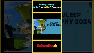 India C vs India D Day 1 Overview  Duleep Trophy 2024  factsmaavalite [upl. by Coleville]