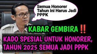 KABAR DARI BKN‼️SEMUA HONORER TAHUN INI AKAN DIANGKAT PPPK  BERIKUT PENJELASANNYA [upl. by Berga]