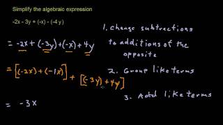 Subtraction Introductory Algebra 8 [upl. by Tisbee]