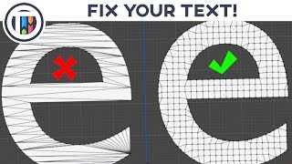 Blender 28  How to fix your text Cleaning MESSY vertices  TutsByKai [upl. by Hijoung762]