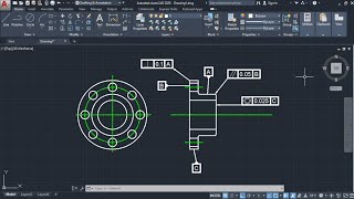 What is GDampT in Engineering Drawings  autocad mechanical drawing  Engineering drawing autocad [upl. by Notgnirrac]