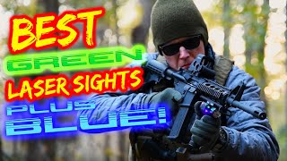 Best Green Laser Sights Combined with Blue Beams  HiLight Tactical [upl. by Arabeila]