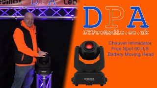 Chauvet Intimidator Free Spot 60 ILS Wireless Battery Moving Head  DYProAudio [upl. by Tenn]