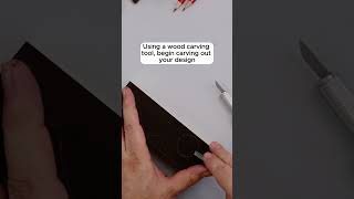 How to make a wood print  Watch the full video on our channel [upl. by Stralka961]