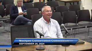 Mashpee Conservation Commission  09262024 [upl. by Ainwat]