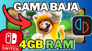 🎮EMULE SWITCH en ANDROID GAMA BAJA CON 4GB de RAM [upl. by Anahsit703]