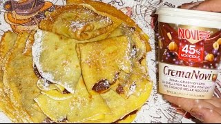 Crêpe con Crema di Nocciole 😋🥞🍫 [upl. by Beverlee]