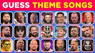 Guess the Top 50 WWE Theme Songs  Roman Reigns Jey Uso Cody Rhodes [upl. by Nerradal]