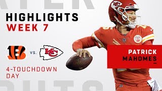 Patrick Mahomes Massive Night w 358 Yards amp 4 TDs [upl. by Nylime]