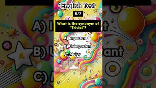 English Synonym Quiz  Vocabulary Test  Word Drill Trivia synonyms english quiz vocabulary fun [upl. by Uaeb]