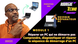 Formation Maîtriser le fonctionnement du PC pour réparer un pc qui ne démarre pas [upl. by Florence]