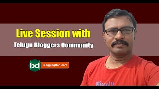 How to start blogging Journey and its Basic Setup Live session  seo contentmarketing [upl. by Akemot]