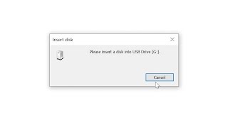 How To Fix Please Insert A Disk Into USB Drive Error Windows Was Unable To Complete The Format [upl. by Myrtie]