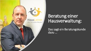 Hausverwaltung  Beratung Was das ganz praktisch für die Hausverwaltung bringt [upl. by Sivrep]