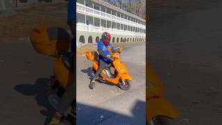 Driving 2 Hours On A Moped 🏍️ For Some 🐱 Is WILD 😂 shorts funny comedy [upl. by Bondy]