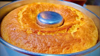 BOLO DE LARANJA FÁCIL RÁPIDO E SUPER FOFINHO  RECEITA DE BOLO SIMPLES [upl. by Dnalyaw]