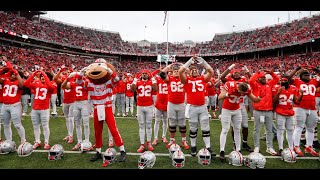 Ohio State celebrates top5 win vs Indiana with Carmen Ohio [upl. by Kelam630]