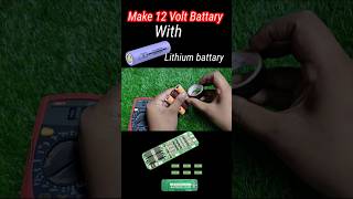 Make 12 Volt battaryHow to Connect 3s bms Circuite lithiumbattery [upl. by Maurene375]