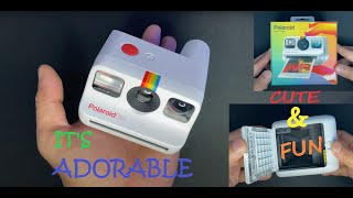 POLAROID GO INSTANT CAMERA  UNBOXING  2021 [upl. by Ehcar686]