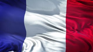 France Flag 5 Minutes Loop  FREE 4k Stock Footage  Realistic French Flag Wave Animation [upl. by Odnamla]