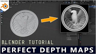 How To Create PERFECT Depth Maps In Blender COMPLETE TUTORIAL [upl. by Haroppiz]