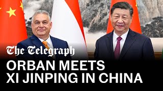 Hungarys Orban makes surprise visit to China [upl. by Yeca]